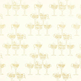 Champagne Coupes Gift Wrap Sheet